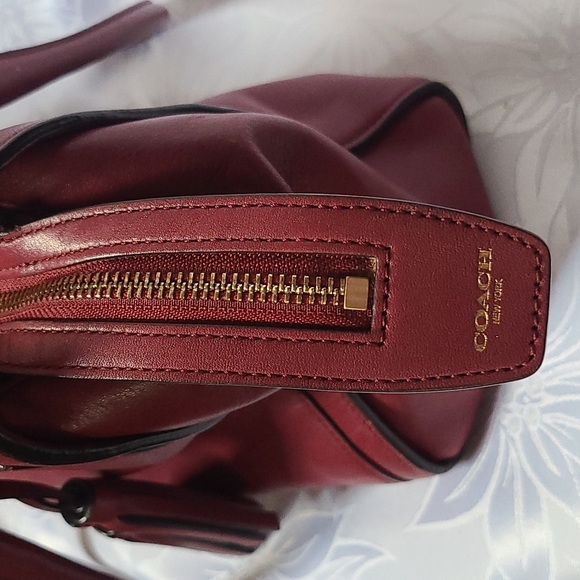 ❤️ Coach Legacy Chelsea Carryall #25359 Gorgeous Raspberry - Picture 7 of 16